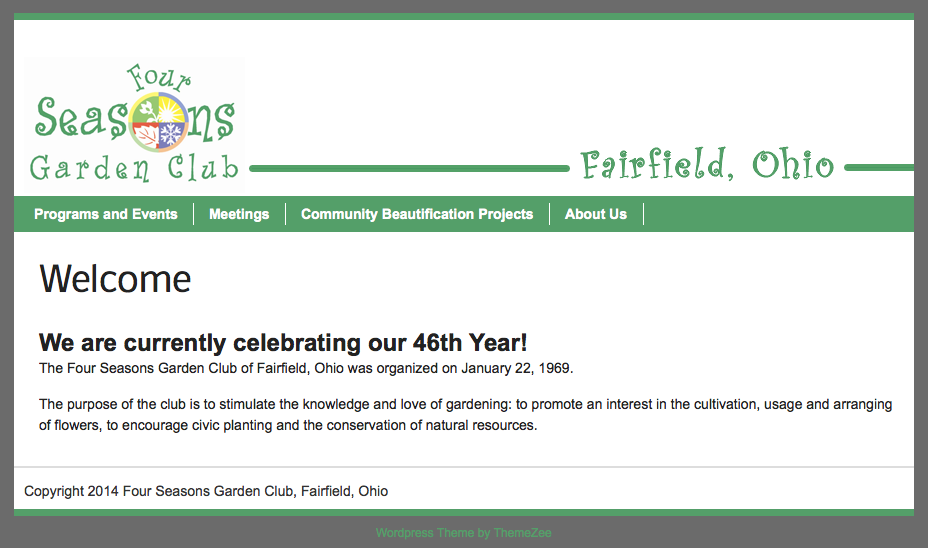 Four Seasons Garden Club of Fairfield, Ohio